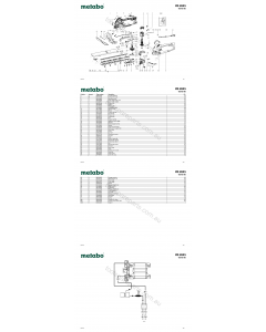 Metabo HS 8545 08545180 Spare Parts